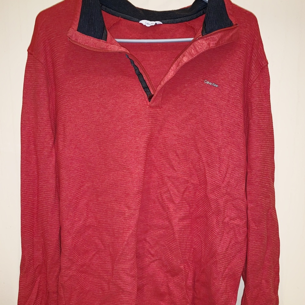 Vintage Calvin Klein Quarter Zip Sweatshirt
